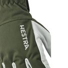 Army Leather Heli 5-Finger Skihandschuhe olive