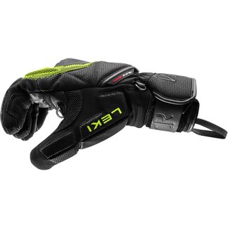 WCR Coach 3D Ski Gloves black ice lemon