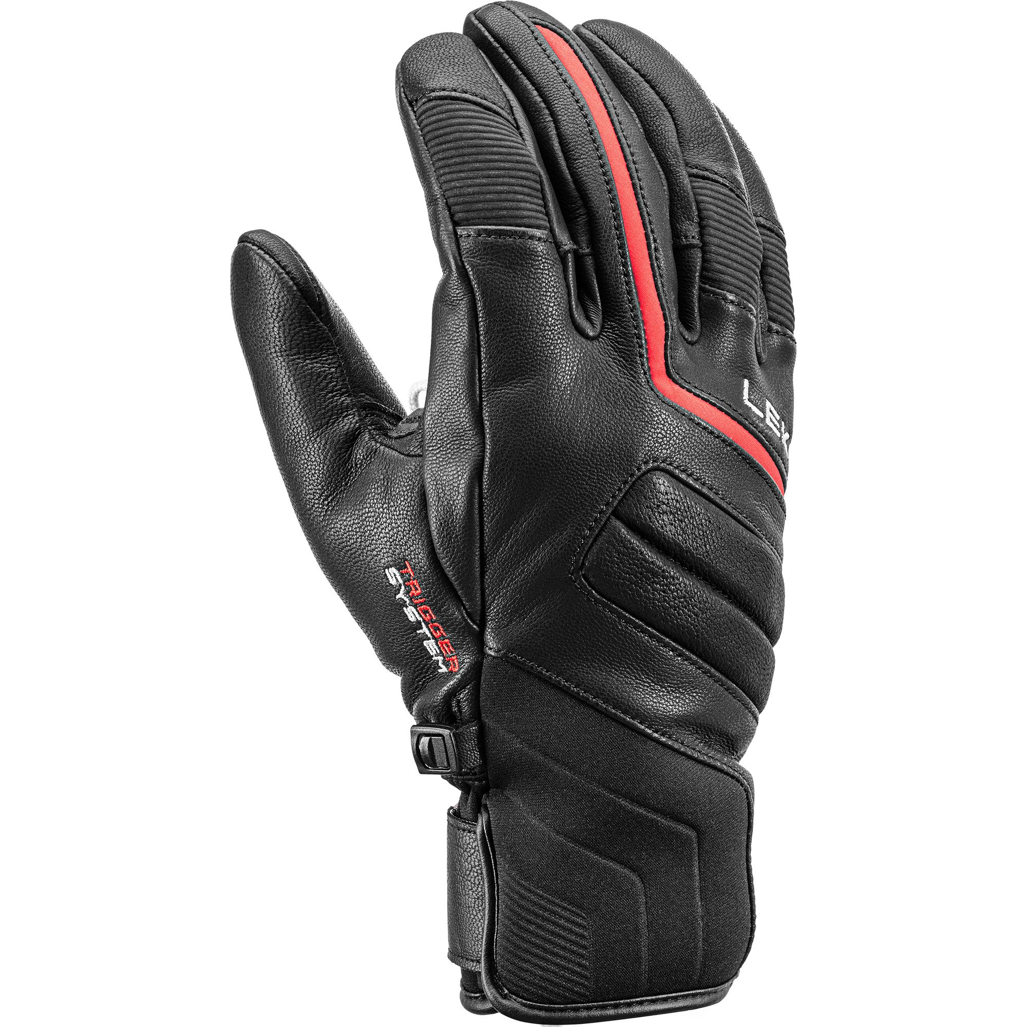 LEKI - Phoenix 3D Ski Gloves black red at Sport Bittl Shop
