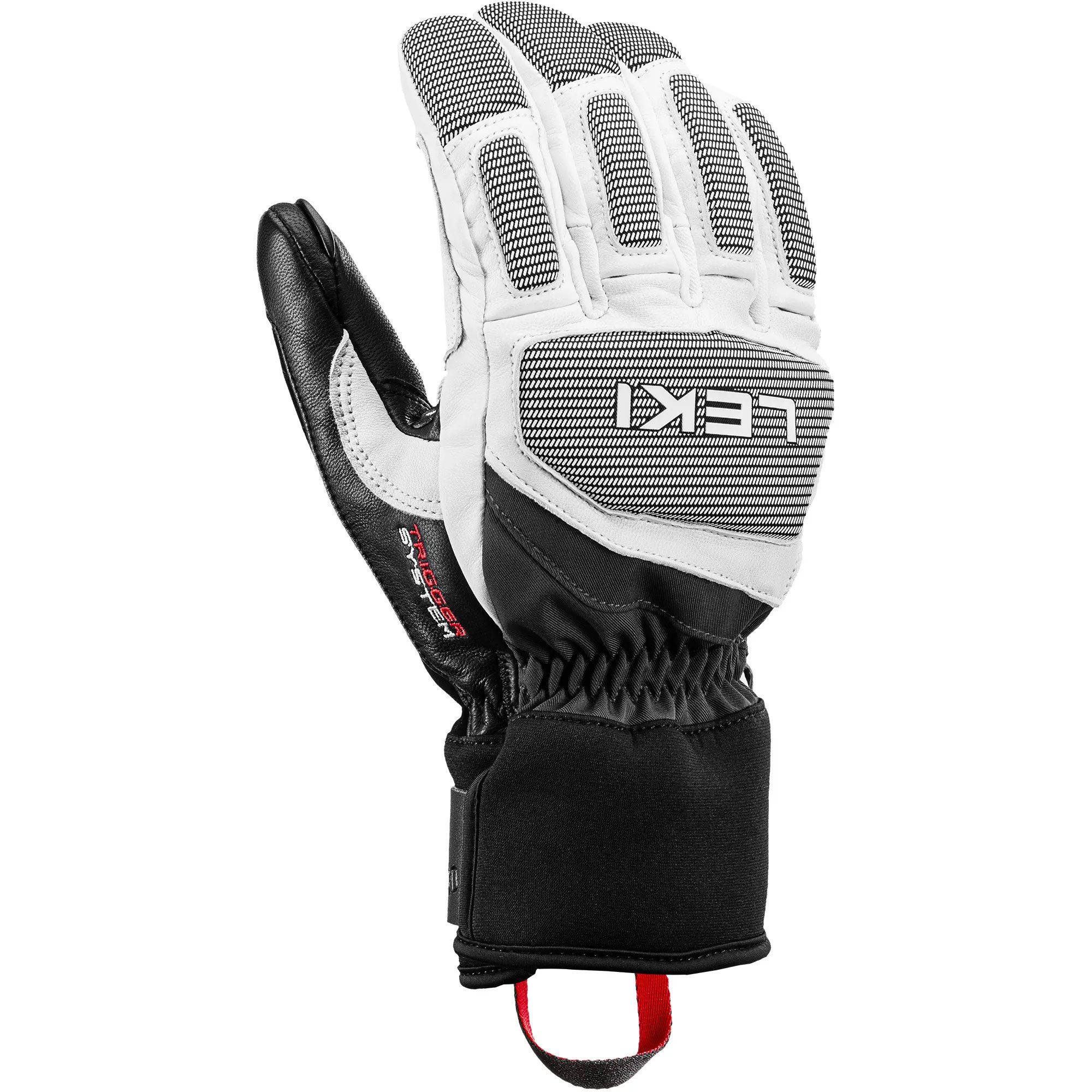 LEKI Griffin Pro 3D Ski Gloves Men white at Sport Bittl Shop