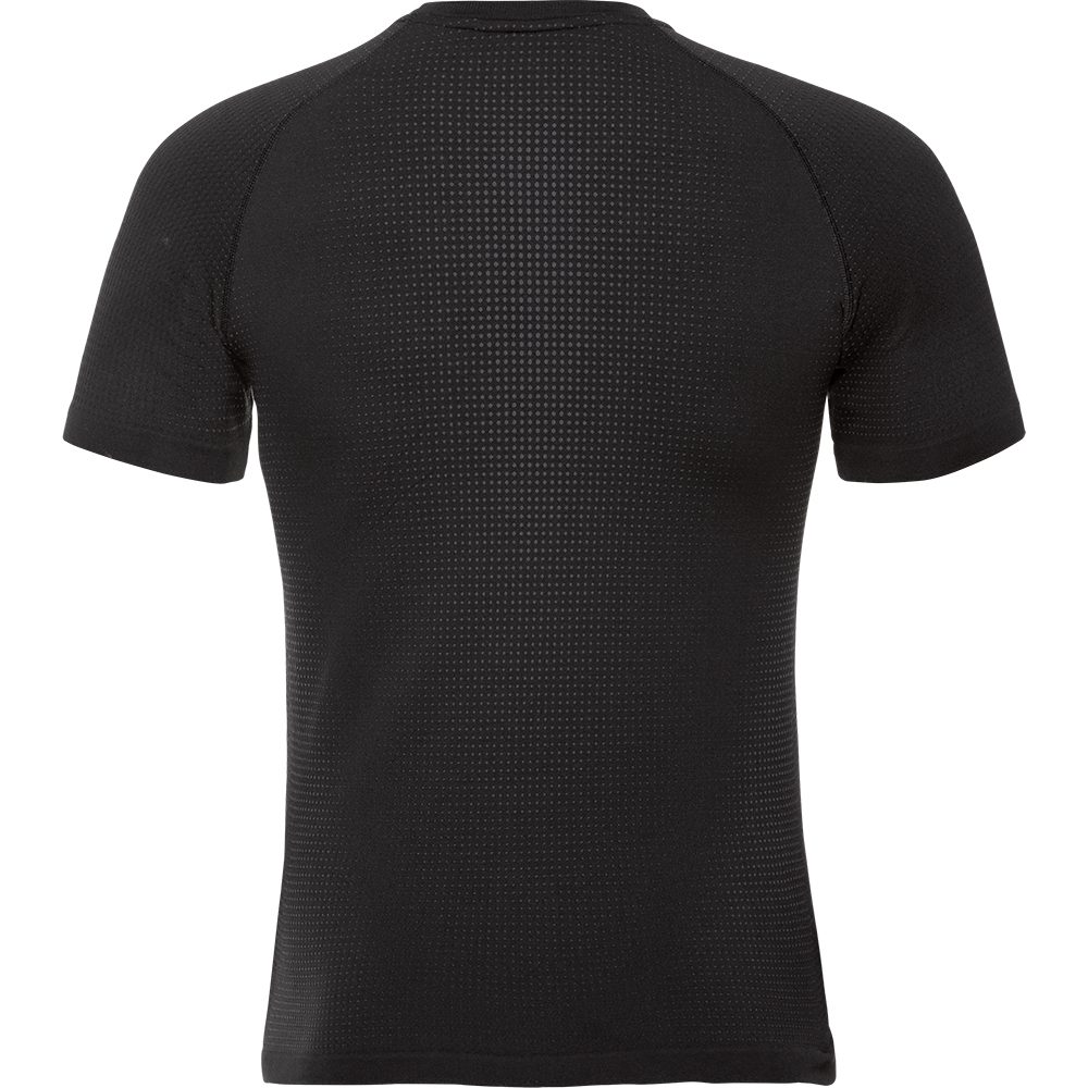Performance Warm Eco T-Shirt Herren black new odlo grey