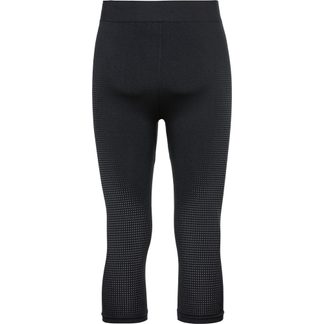 Performance Warm Base Layer 3/4 Pants Men black new odlo grey