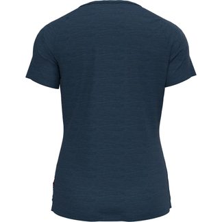 Concord Season Print T-Shirt Damen blue wing teal melange
