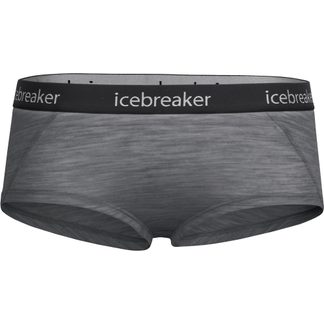 Icebreaker - Sprite Hot Pants Damen gritstone heather