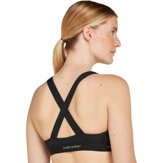 Merino Blend 125 Cool-Lite™ Sprite Racerback-BH Damen schwarz