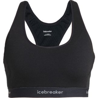 Icebreaker - Merino 125 ZoneKnit™ Racerback Sport BH Damen schwarz