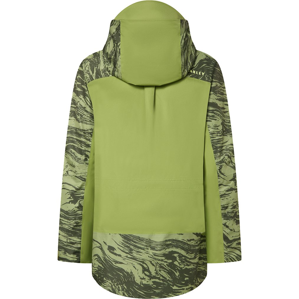 Oakley TC Juno Reduct 2.0 Hardshell Jacket Women duality swirl dbl green at Sport Bittl Shop
