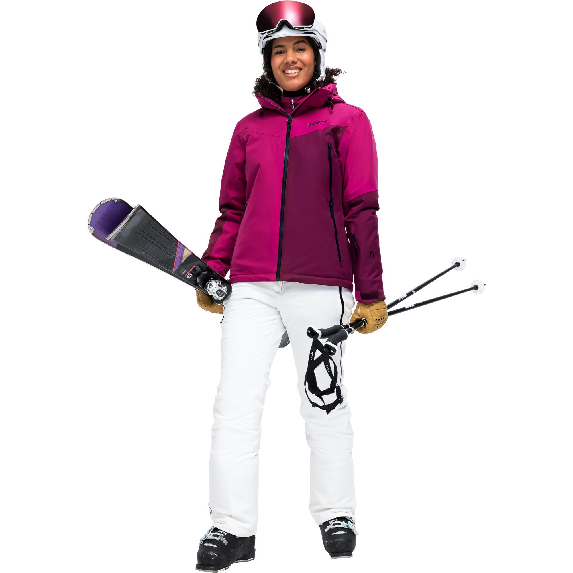 Maier Sports - Nuria Skijacke Damen magenta kaufen im Sport Bittl Shop