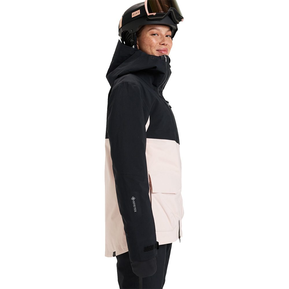 Roxy GORE TEX Stretch Purelines Ski Jacket Women pink salt at Sport Bittl Shop