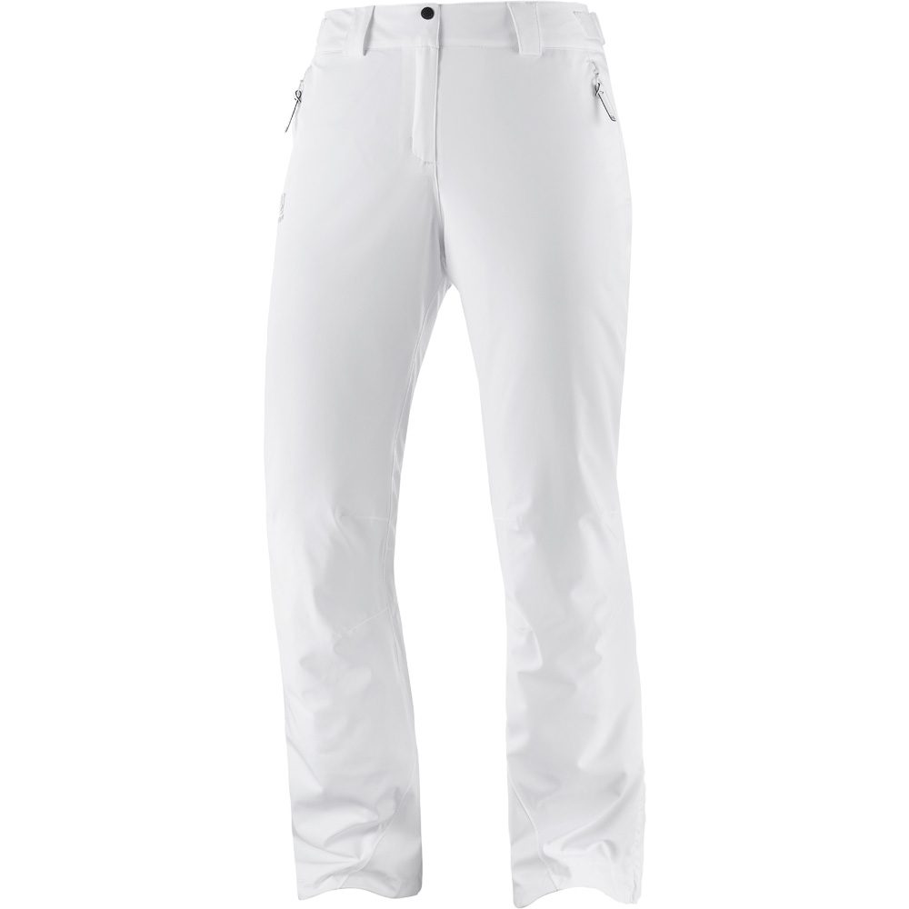 Ontwikkelen Twee graden Mens Salomon - The Brilliant Ski Pants Women white at Sport Bittl Shop