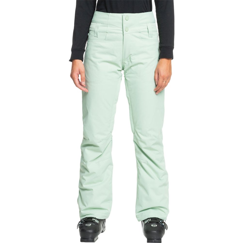 Roxy Passive Lines Snow Pant Cameo Green Women's ski trousers