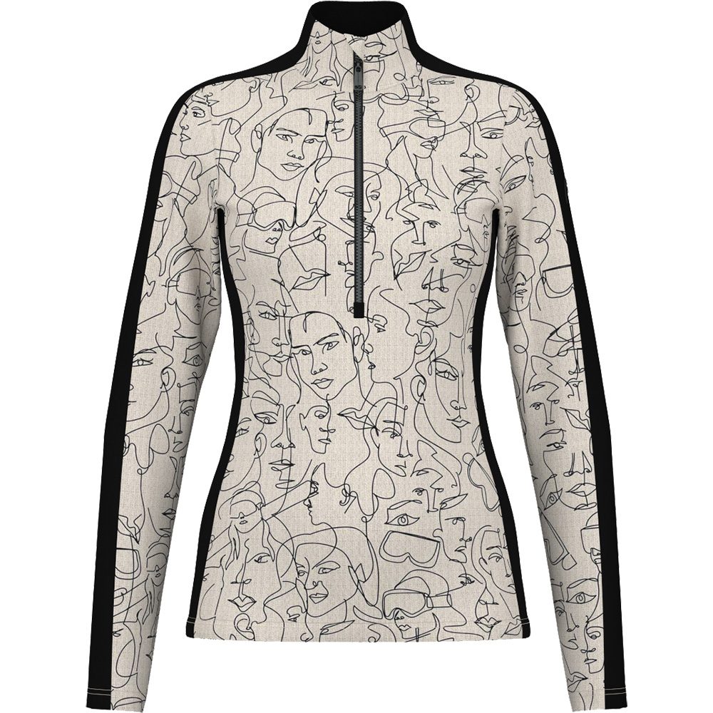 Bonnie Midlayer Damen legacy print ivory
