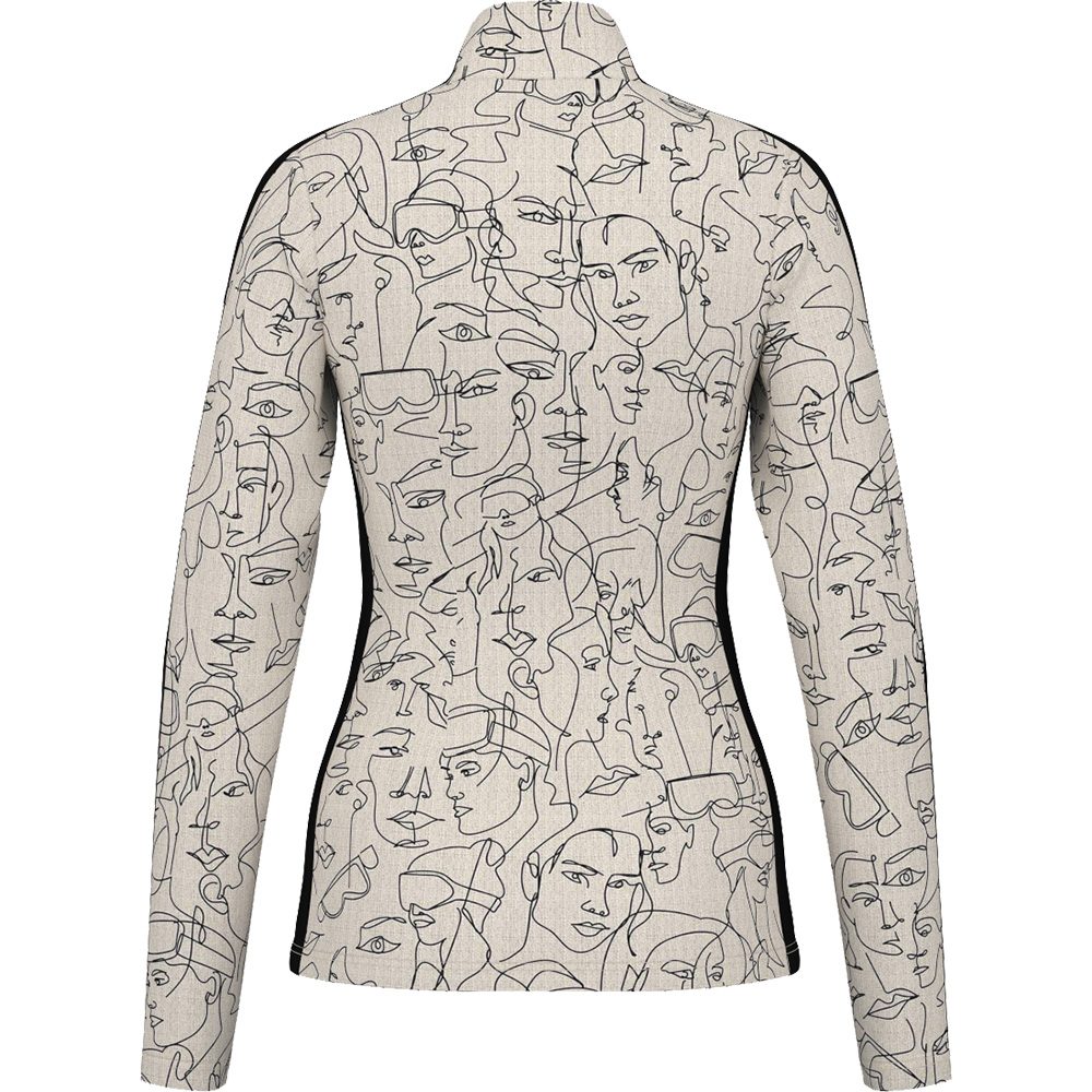 Bonnie Midlayer Damen legacy print ivory