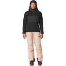 Naatil Fleecepullover Damen black