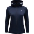 Rider Zip Hood Midlayer Jacket Women blue shadow