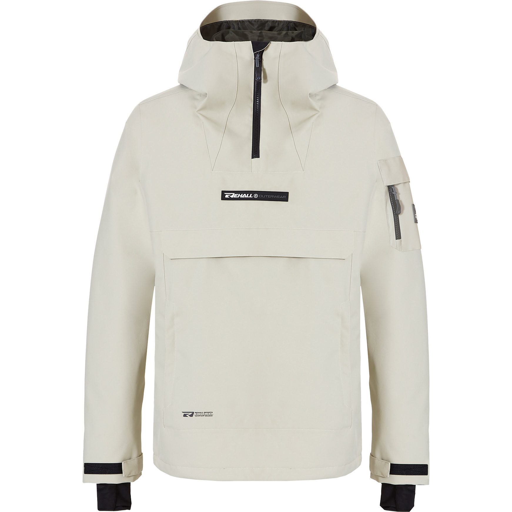 Rehall Tabor R Ski Anorak Men gravel stone at Sport Bittl Shop
