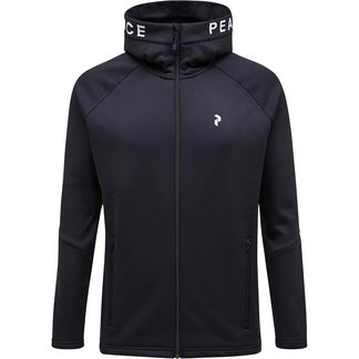 Peak Performance - Rider Zip Hood Midlayer-Jacke Herren schwarz