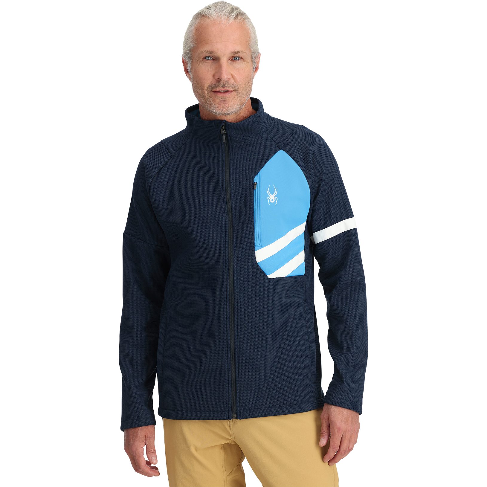 Spyder Wengen Bandit Fleece Jacket Men true navy