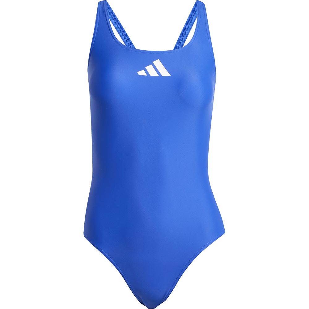 3 Bar Logo Badeanzug Damen semi lucid blue