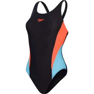 Speedo - Colourblock 2.0 Badeanzug Damen schwarz