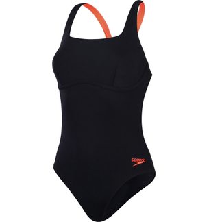 Speedo - Flex Band Swimsuit with Buil Badeanzug Damen schwarz