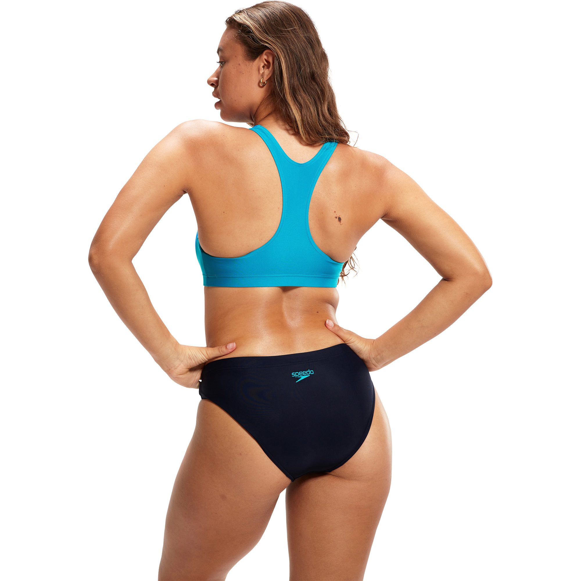 Speedo - Colourblock Splice Bikini Damen blau kaufen im Sport Bittl Shop