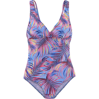 Lascana - Badeanzug Damen skyblue print