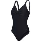 Shaping Cross Knot Swimsuit Women black