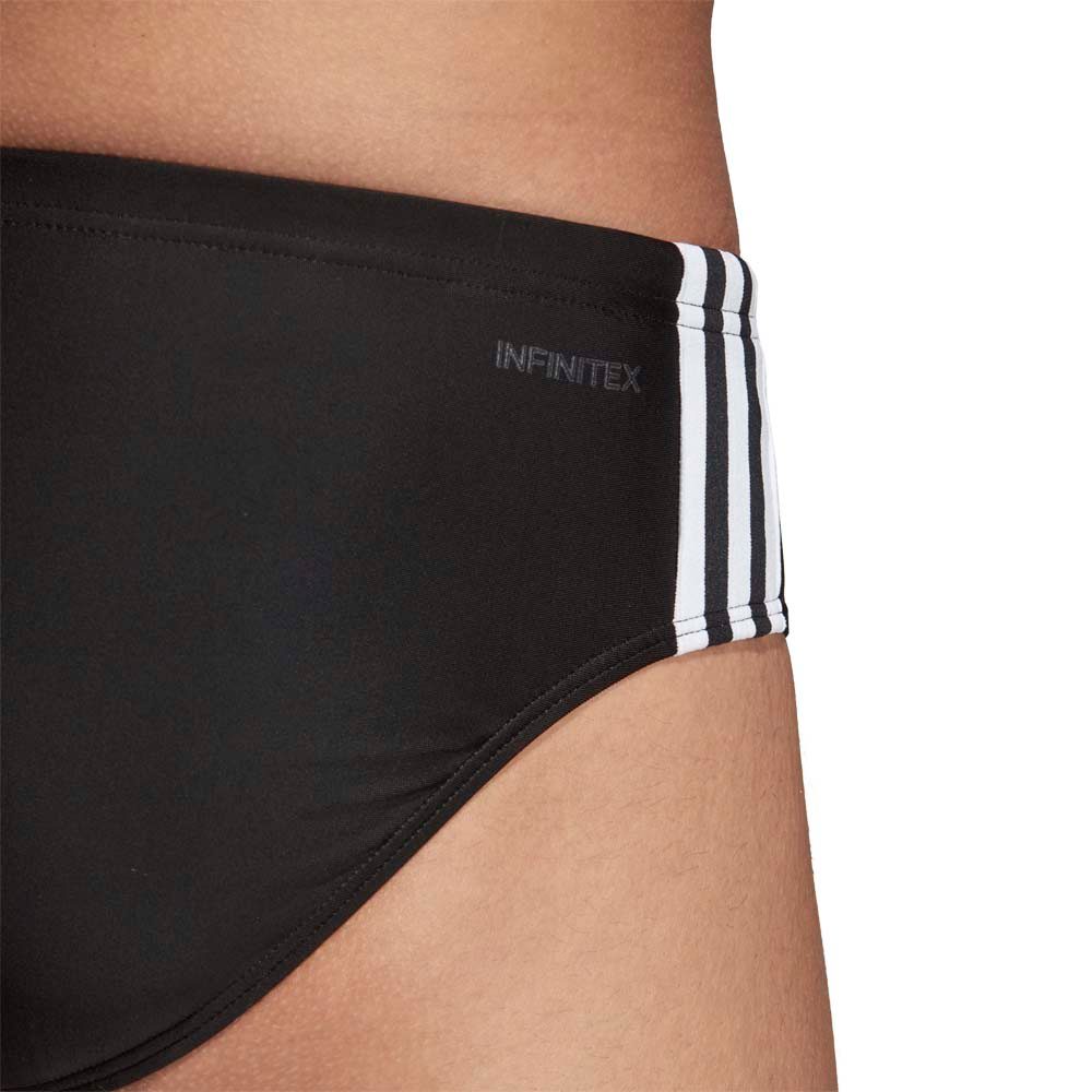 Estrecho Chirrido Disturbio adidas - Fitness 3-Stripes Swim Trunks Men black white at Sport Bittl Shop