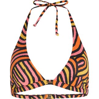 O'Neill - Marga Bikini Top Damen orange rainbow stripe