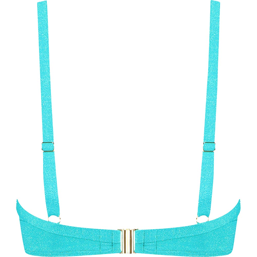 Sea Sparkle Bikini Top Damen türkis