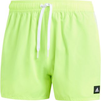 adidas - 3-Stripes CLX Very-Short-Length Swim Shorts Men lucid lemon