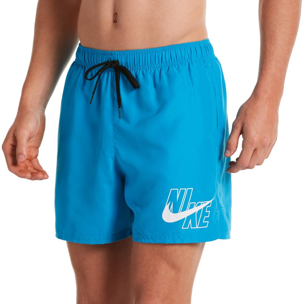 Logo Lap 5' Volley Badeshorts Herren laser blue