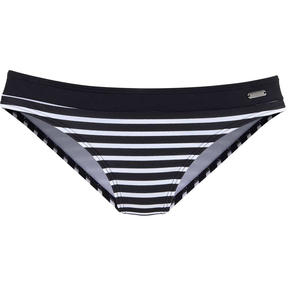 Lascana - Bikini Pants Women black white stripes at Sport Bittl Shop