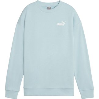 Puma - ESS+ Relaxed Small Logo Crew Sweatshirt Women turquoise surf