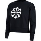 Dri-FIT Icon Clash Sweatshirt Damen schwarz weiß