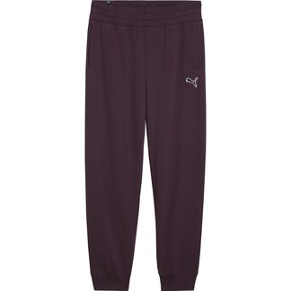 Puma - Better Essentials cl Fleece Jogginghose Damen midnight plum