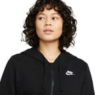 Sportswear Club Fleece Sweatshirtjacke Damen schwarz