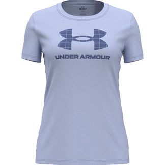 Under Armour - HeatGear® Armour Hi AOP Tights Women neptune sea mist black  at Sport Bittl Shop