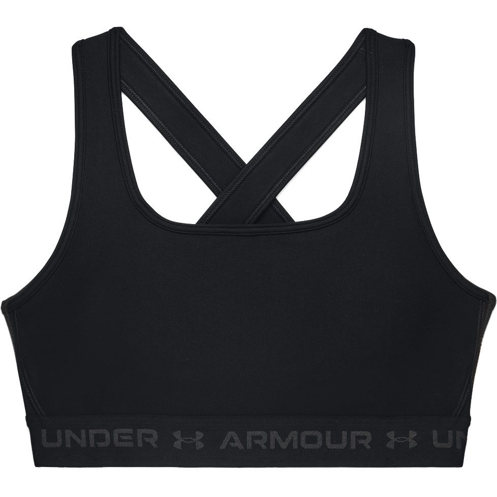 Under Armour Crossback Mid Impact Sports Bra in Blue