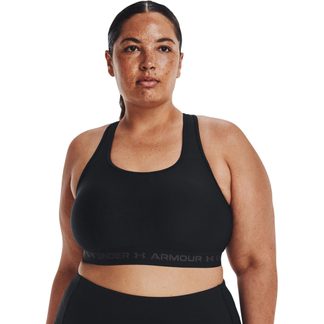 Crossback Mid Sports Bra Women black