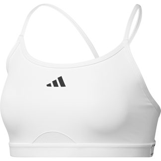 adidas - Aeroreact Training 3-Stripes Sports Bra Women white