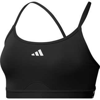 adidas - Aeroreact Training 3-Stripes Sports Bra Women black