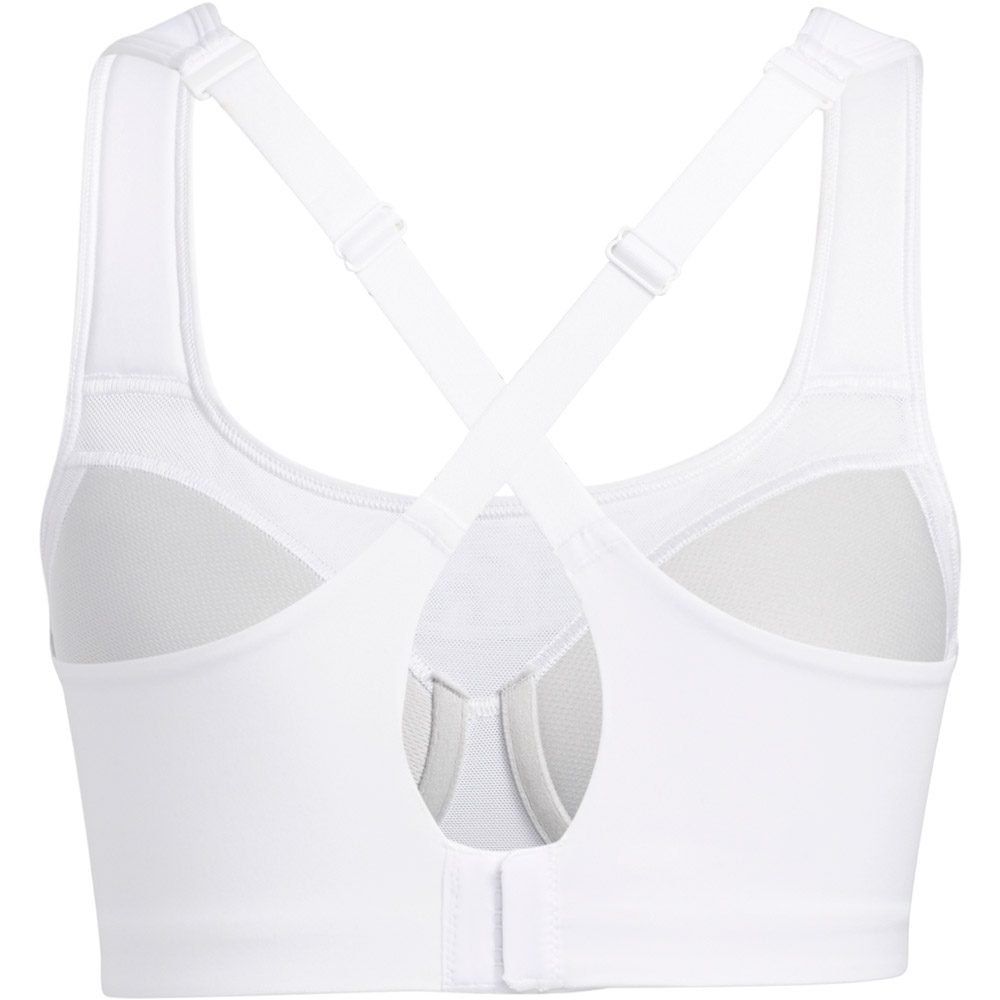 adidas Training TLRD impact high-support sports bra in white