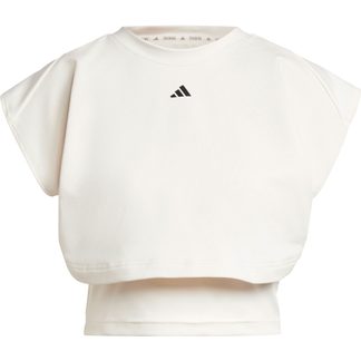 adidas - Power Boxy French Terry 3-Stripes Tank Top Women chalk white