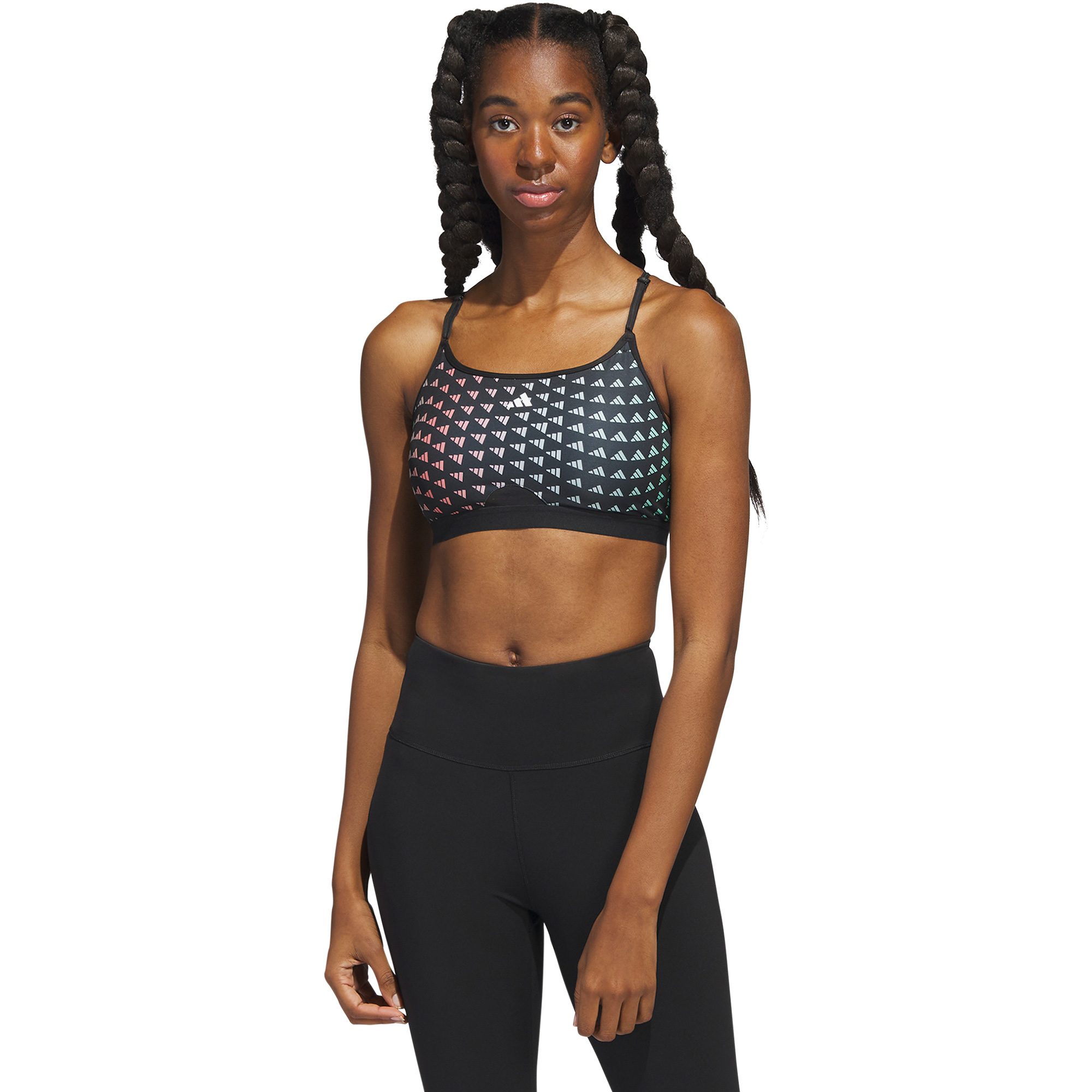 adidas - Aeroreact Training Light-Support Sports Bra Women black at Sport  Bittl Shop