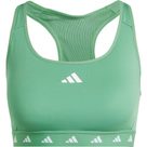 adidas Performance Medium support sports bra - preloved green/green 