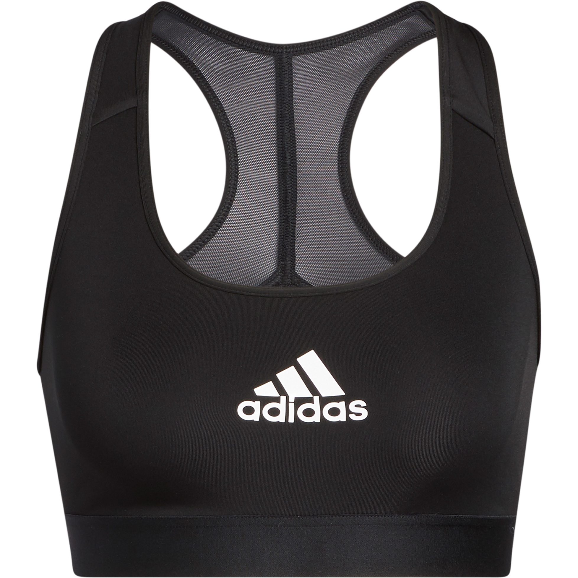 adidas Performance ADIDAS POWERREACT MEDIUM-SUPPORT PLUS SIZE - Medium support  sports bra - black 