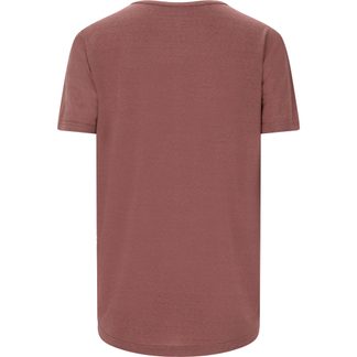 Lizzy W Slub T-Shirt Women rose taupe