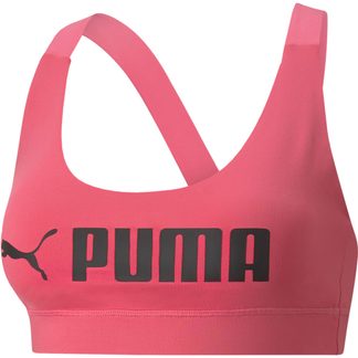 Puma - Mid Impact Fit Sports Bra Women speed green at Sport Bittl